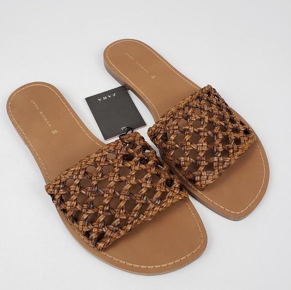 zara raffia sandals